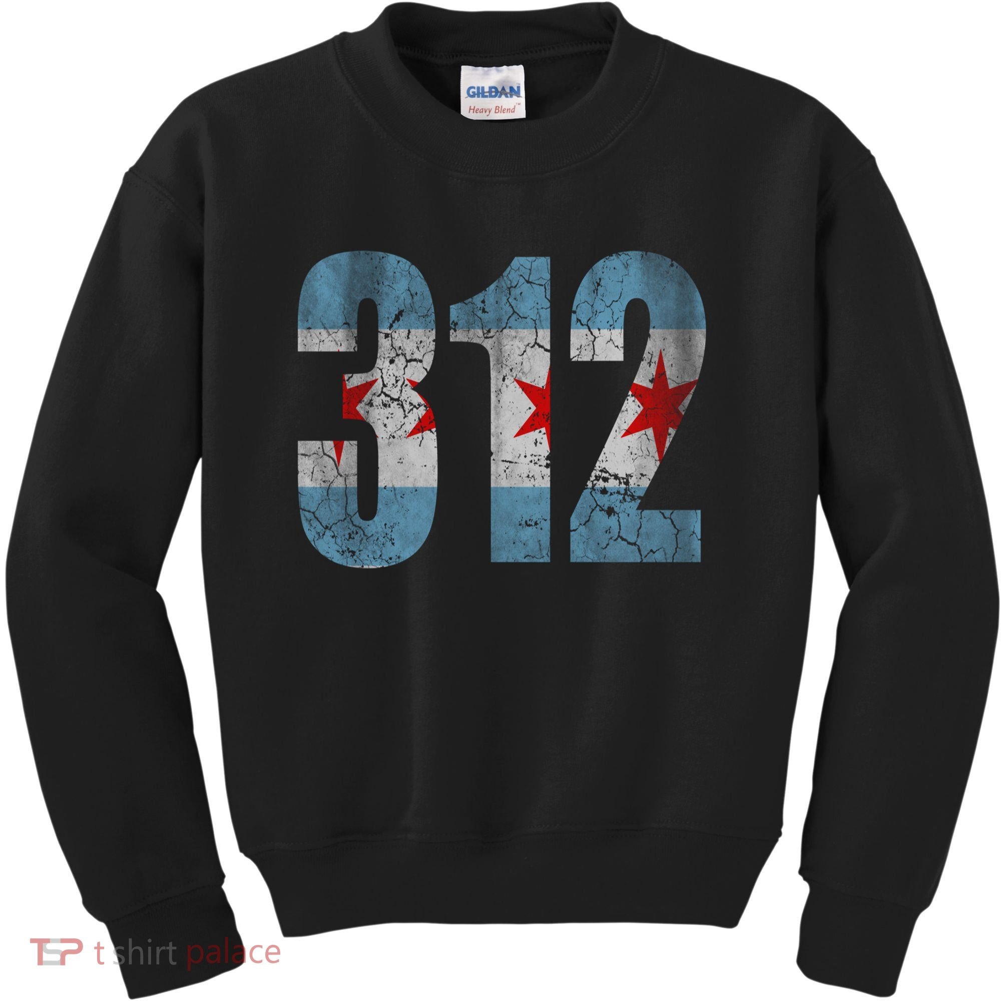 Chicago Flag 312 Kids Sweatshirt