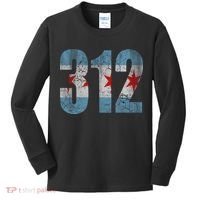 Chicago Flag 312 Kids Long Sleeve Shirt thumb 0