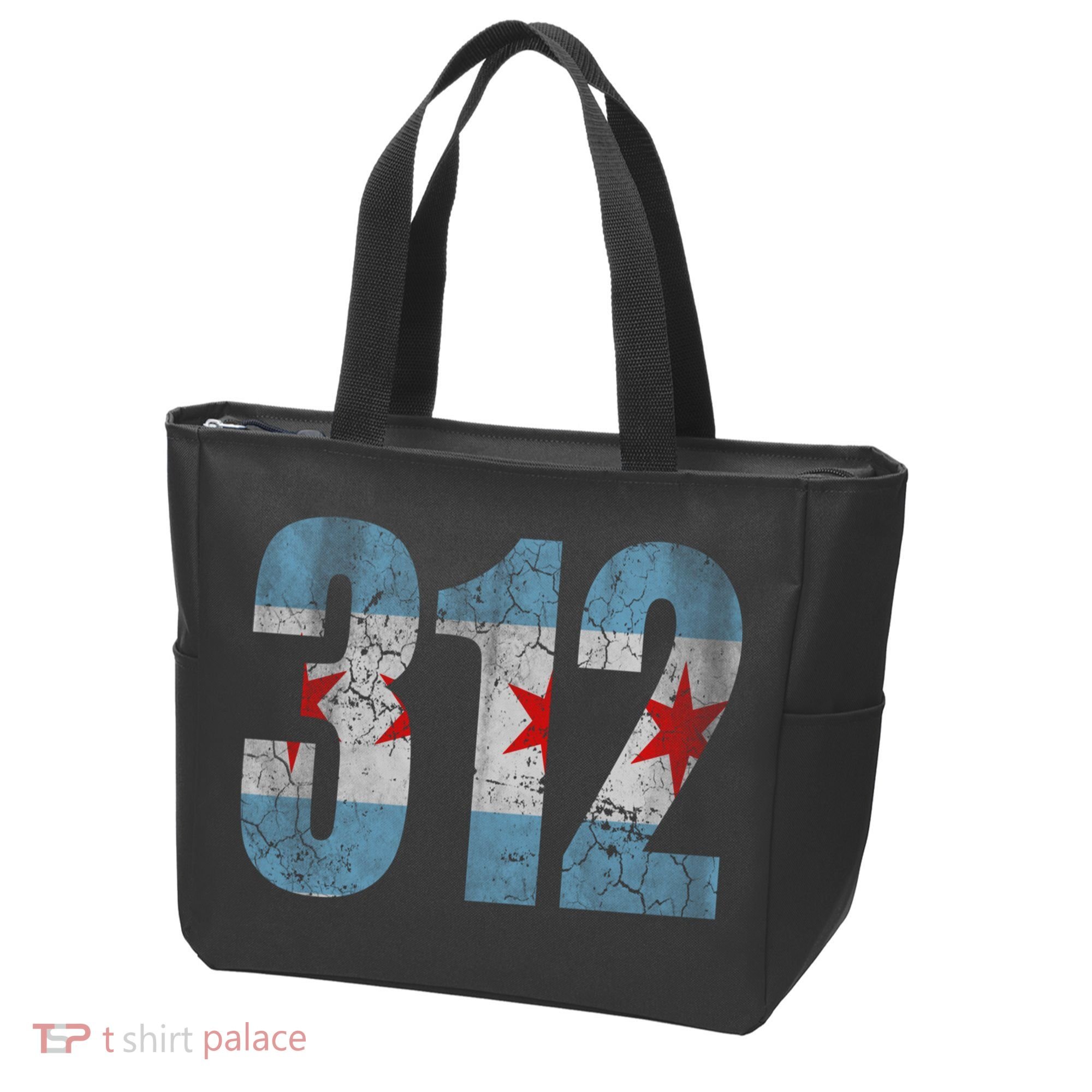 Chicago Flag 312 Tote Bag