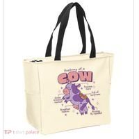 Cow Funny Anatomy Tote Bag thumb 2