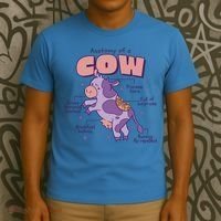 Cow Funny Anatomy T-Shirt thumb 3