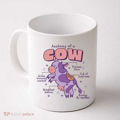 Cow Funny Anatomy Coffee Mug