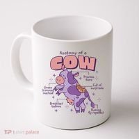 Cow Funny Anatomy Coffee Mug thumb 0