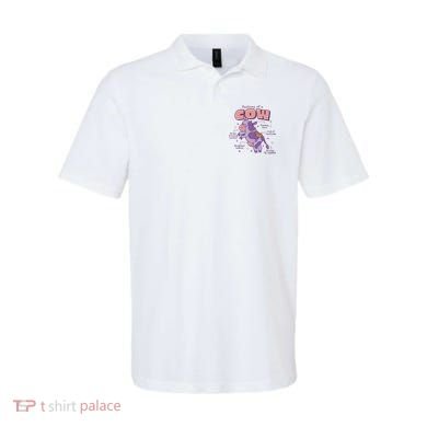 Cow Funny Anatomy Polo
