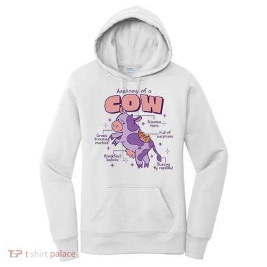 Cow Funny Anatomy Women's Hoodie