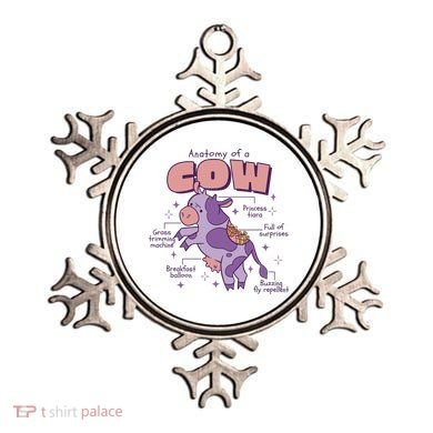 Cow Funny Anatomy Ornament