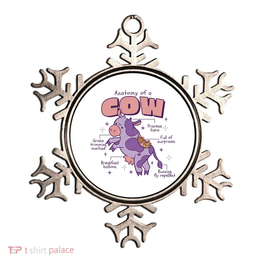 Cow Funny Anatomy Ornament