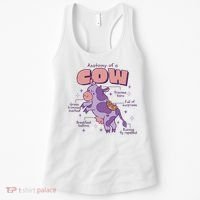 Cow Funny Anatomy Women's Tank Top thumb 0