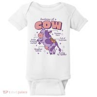 Cow Funny Anatomy Baby Bodysuit thumb 0
