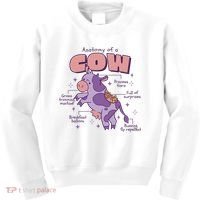 Cow Funny Anatomy Kids Sweatshirt thumb 0