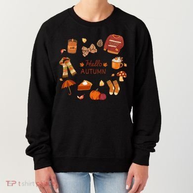 Cute Fall Autumn Little Things Retro Fall Hello Autumn Women's Sweatshirt