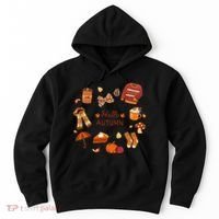 Cute Fall Autumn Little Things Retro Fall Hello Autumn Hoodie thumb 0