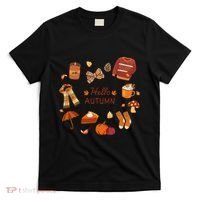 Cute Fall Autumn Little Things Retro Fall Hello Autumn T-Shirt thumb 0