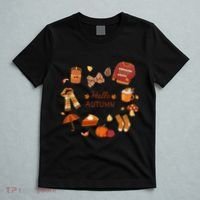 Cute Fall Autumn Little Things Retro Fall Hello Autumn T-Shirt thumb 5