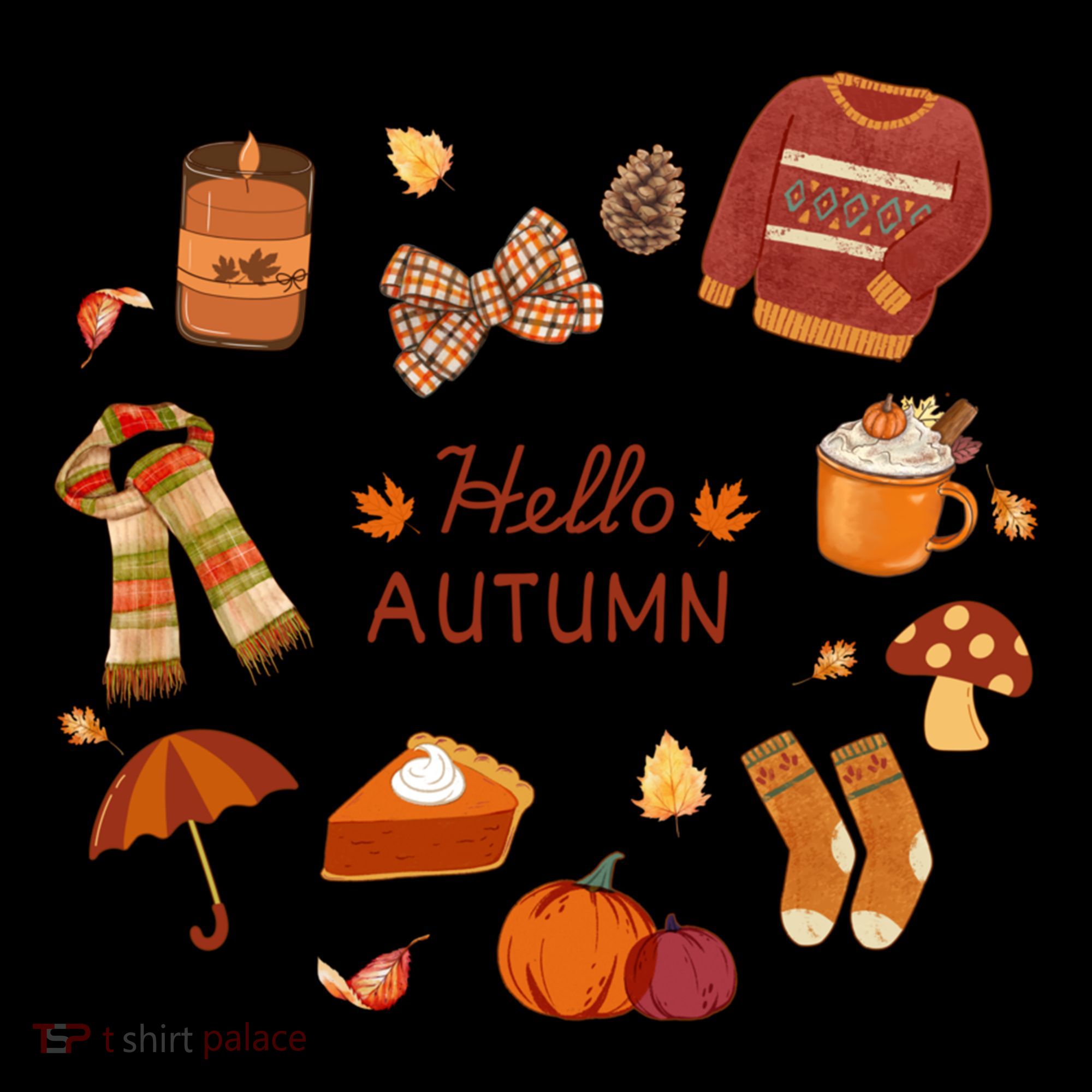Cute Fall Autumn Little Things Retro Fall Hello Autumn Backpack