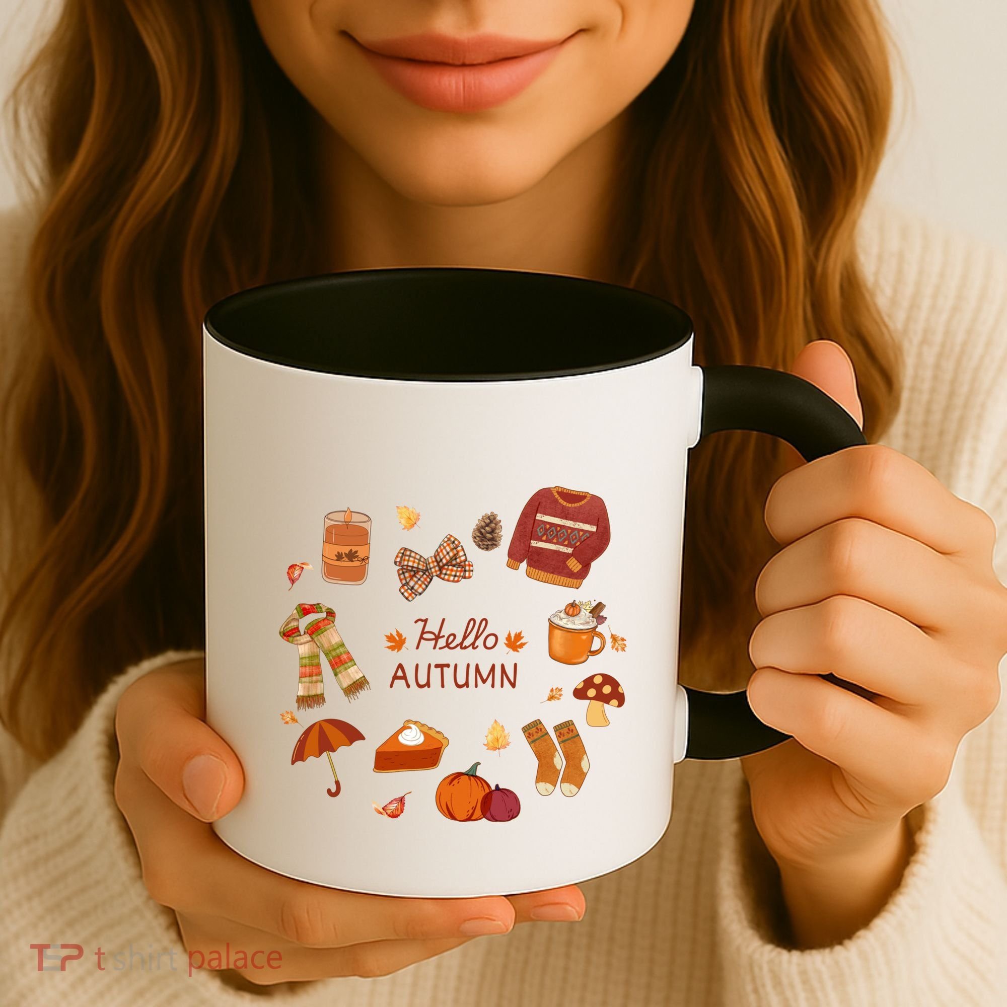 Cute Fall Autumn Little Things Retro Fall Hello Autumn Coffee Mug