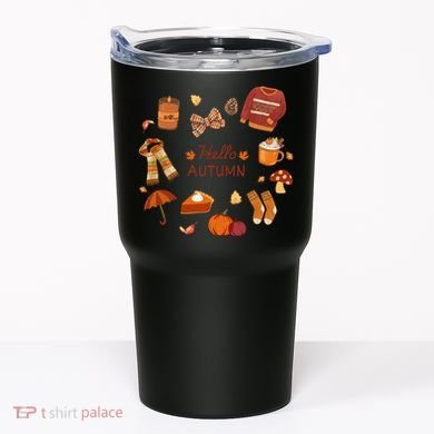 Cute Fall Autumn Little Things Retro Fall Hello Autumn Tumbler