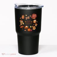 Cute Fall Autumn Little Things Retro Fall Hello Autumn Tumbler thumb 0