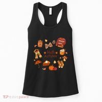 Cute Fall Autumn Little Things Retro Fall Hello Autumn Women's Tank Top thumb 0
