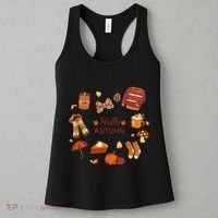 Cute Fall Autumn Little Things Retro Fall Hello Autumn Women's Tank Top thumb 3
