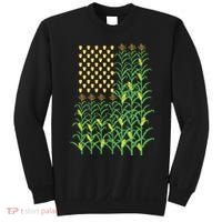 Corn Farmer American Flag Crop Farmers Farm Farming Gift Sweatshirt thumb 0