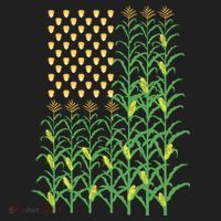 Corn Farmer American Flag Crop Farmers Farm Farming Gift Beanie thumb 2