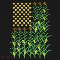 Corn Farmer American Flag Crop Farmers Farm Farming Gift Women's Hoodie thumb 2