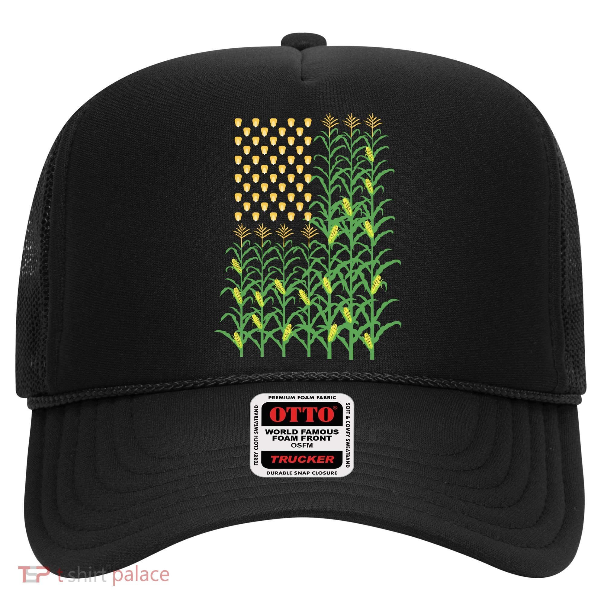 Corn Farmer American Flag Crop Farmers Farm Farming Gift Hat