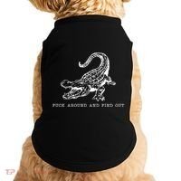 Crocodile Fuck Around And Find Out Doggie Tank thumb 0
