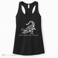 Crocodile Fuck Around And Find Out Women's Tank Top thumb 0