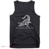 Crocodile Fuck Around And Find Out Tank Top thumb 0