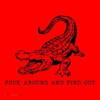 Crocodile Fuck Around And Find Out Santa Hat thumb 1
