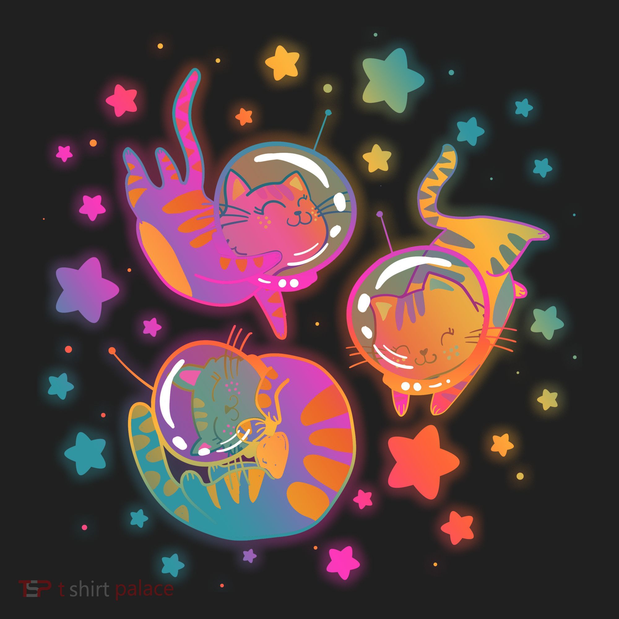 Cute Funny Astronaut Space Kitty Cats Women's Sweatshirt