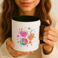 Cute Funny Astronaut Space Kitty Cats Coffee Mug thumb 3