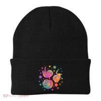 Cute Funny Astronaut Space Kitty Cats Beanie thumb 0
