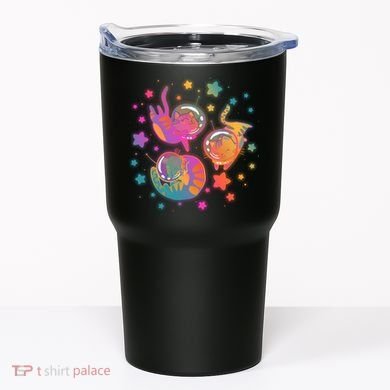 Cute Funny Astronaut Space Kitty Cats Tumbler
