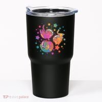 Cute Funny Astronaut Space Kitty Cats Tumbler thumb 0
