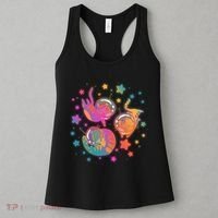 Cute Funny Astronaut Space Kitty Cats Women's Tank Top thumb 3