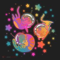 Cute Funny Astronaut Space Kitty Cats Hat thumb 2