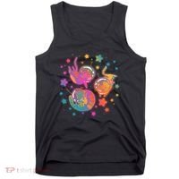 Cute Funny Astronaut Space Kitty Cats Tank Top thumb 0