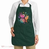 Cute Funny Astronaut Space Kitty Cats Apron thumb 2