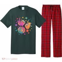 Cute Funny Astronaut Space Kitty Cats Pajama Set thumb 0