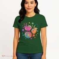 Cute Funny Astronaut Space Kitty Cats Women's T-Shirt thumb 4