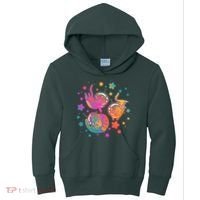 Cute Funny Astronaut Space Kitty Cats Kids Hoodie thumb 0