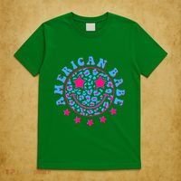 Cute Funny American Babe Leopard Print Smiley Emoji T-Shirt thumb 5