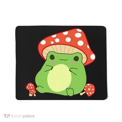 Cottagecore Frog Aesthetic Cute Frog With Mushroom Hat Mousepad