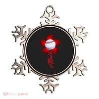 Cute Flower Atlanta Retro Baseball Lover Game Day Ornament thumb 0