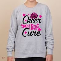 Cheer For A Cure Breast Cancer Awareness Women's Sweatshirt thumb 0
