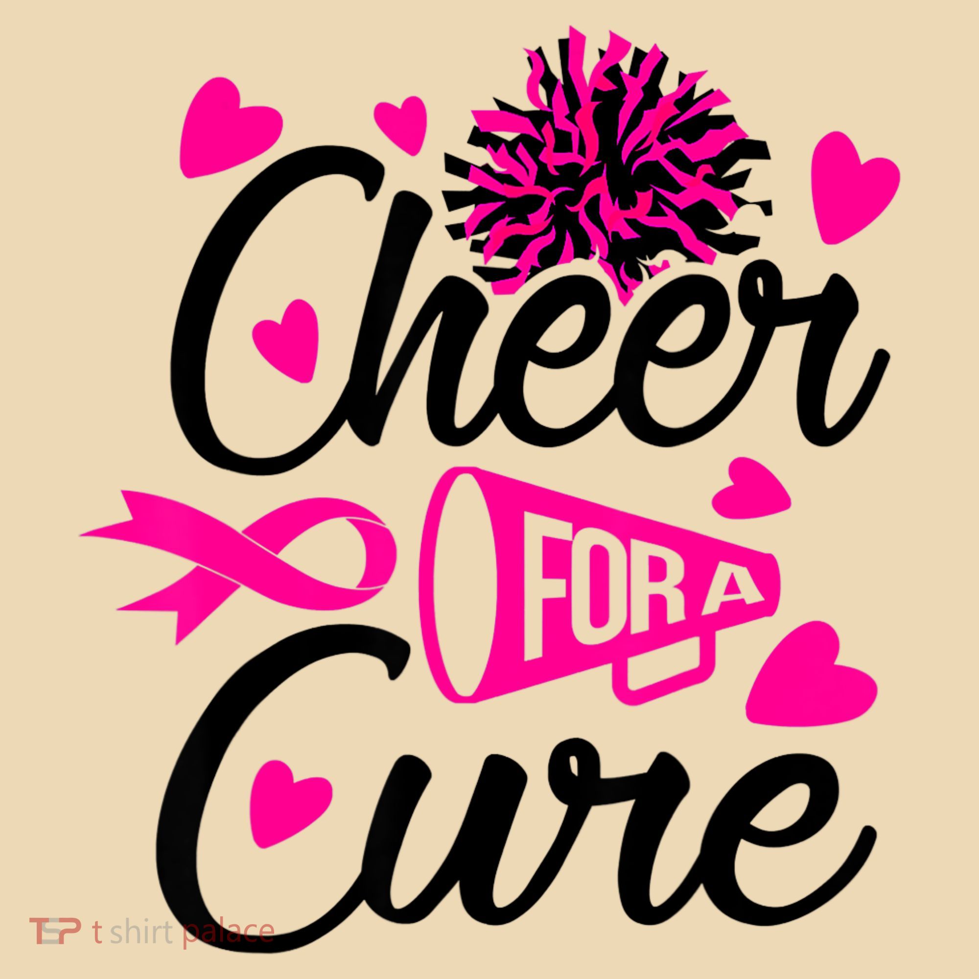 Cheer For A Cure Breast Cancer Awareness Tote Bag
