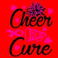 Cheer For A Cure Breast Cancer Awareness Santa Hat thumb 1